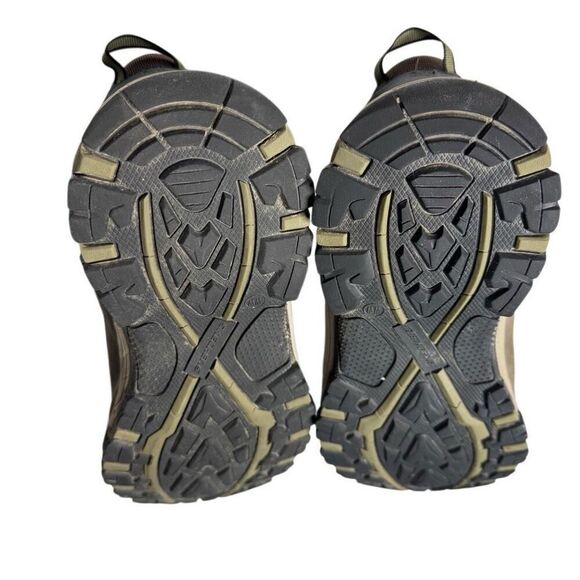 Skechers brown lace up waterproof ankle hiking boots size 9.5 wide width - Picture 13 of 15